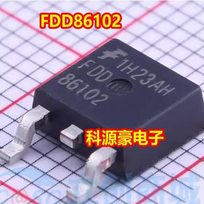 FDD86102 86102LZ 威迈斯电源板N沟道场效应电源管TO252贴片