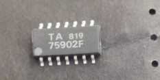 TA75902F 电压电平转换 贴片SOP14脚 全新