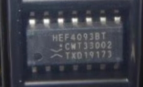 HEF4093BT 汽车电脑板四路2输入与非门施密特触发器芯片