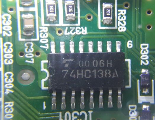 74HC138A 74HC138AF SOP5.2MM 汽车电脑板易损芯片 全新现货