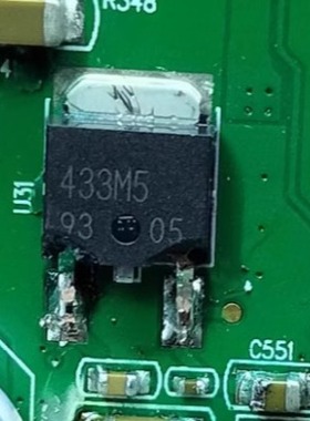 433M5 桑塔纳君越普桑别克GL8汽车仪表电源稳压管TO252