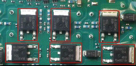 BUK9277-55A 荣威550ABS泵电脑板易损芯片贴片三极管TO252