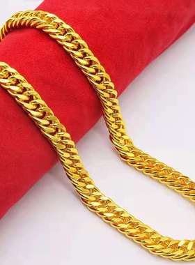 真大金链子金项链道具拍照道具假黄金饰品男粗夸张假金土豪道