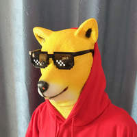 The same style of Douyin Internet celebrity Green Fishman, green-headed fish head cover, funny and funny Pikachu fishhead monster mask, sand sculpture face mask thumbnail 8