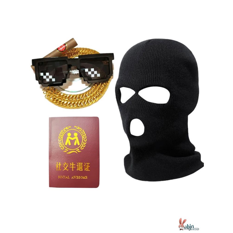 抖音爆款网红耍酷神器搞笑搞怪整蛊沙雕奇葩头套恶作剧的小玩具