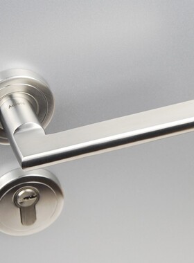 304拉丝不锈钢室内房间门锁 实心执手 欧标CE认证锁体 全铜锁芯