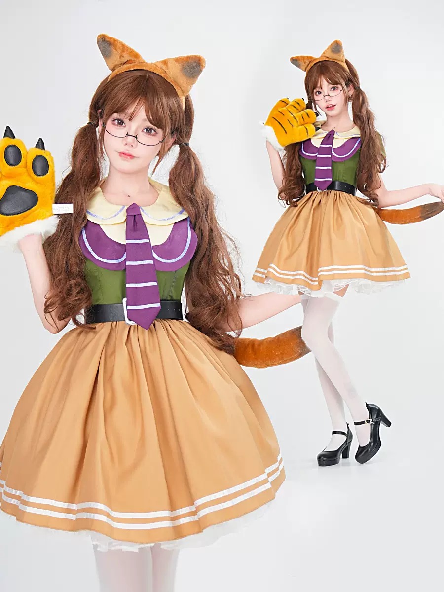 疯狂动物城尼克狐狸朱迪cos成人服装万圣节cosplay舞台表演出