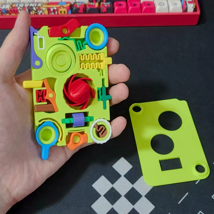 解压玩具7合一3d打印可动可拆变形玩具创意设计趣味儿童节