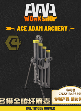 博宁精选AAAW C4碳纤维多模箭壶