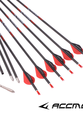 5.2内径ACCMOSC出口纯碳箭复合反曲弓美猎弓箭射箭箭支3K台风