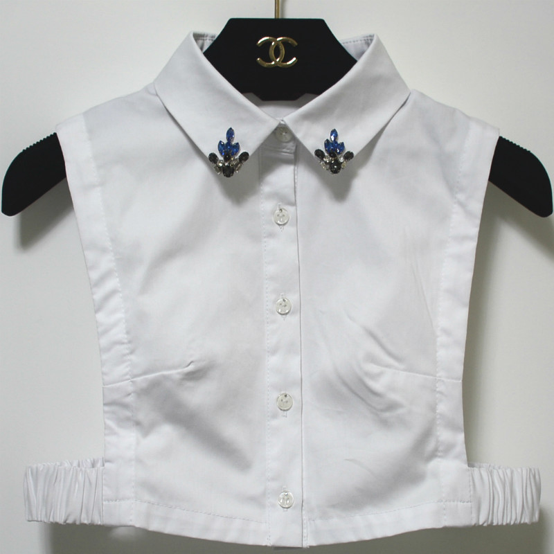 尹菲帛莱春秋百搭棉衬衫假领子