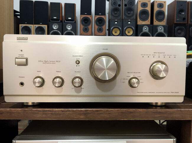 二手原装日本 DENON/天龙 PMA-2000II MOS场效应管发烧HIFI功放