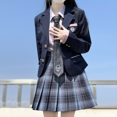 十字银河学院风校供JK制服套装