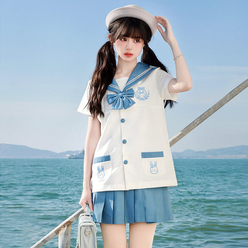 十字银河春季水手服幼稚园JK制服