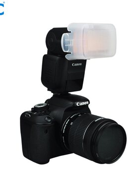 JJC 适用于佳能闪光灯430EX III柔光罩Canon 430EXIII-RT机顶闪肥皂盒
