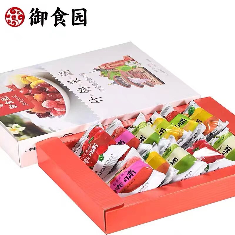 御食园老北京什锦果脯礼盒400g传统特产蜜饯果干混合味年货伴手礼