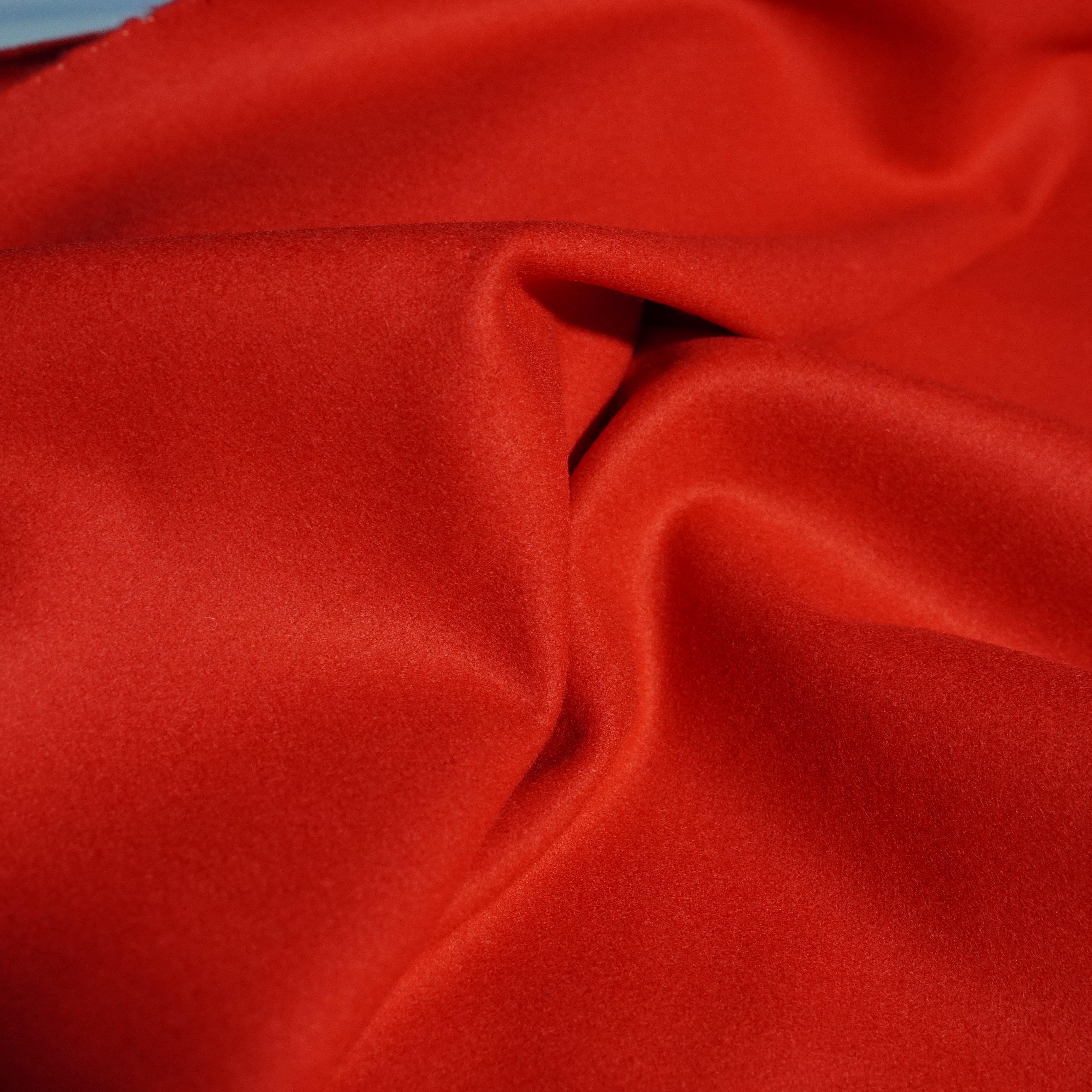 91号康平纳红色单面羊绒