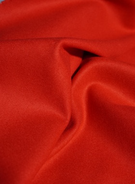 91号康平纳红色单面羊绒 奢侈代工 560g/3m 30%羊绒70%羊毛