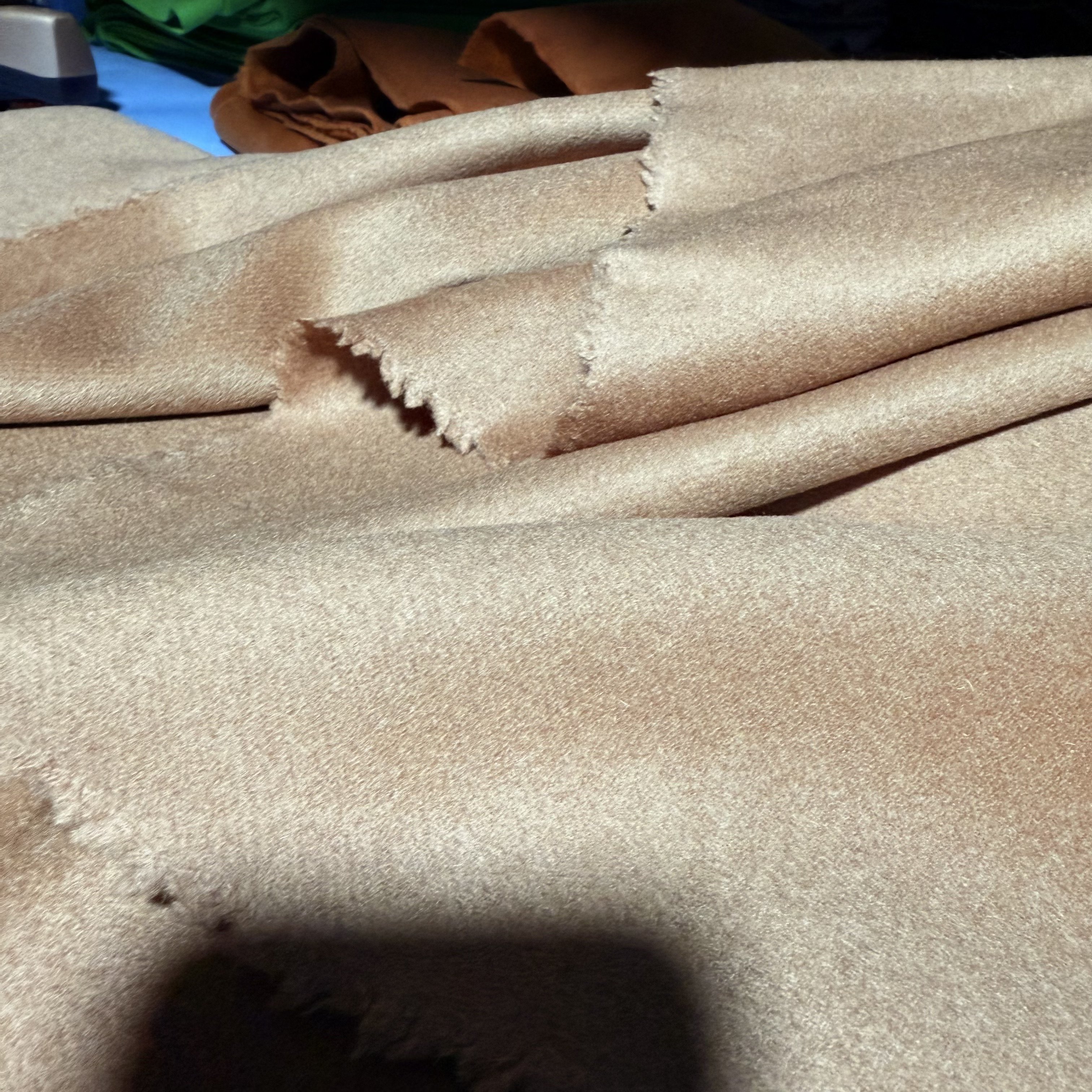 146号驼色双面羊绒布料 800g/2.5m 100%澳洲羊毛 拍摄有色差注意,纺织面料/辅料/配套,毛呢布料,淘宝优惠券,粉丝福利购,淘宝优惠卷