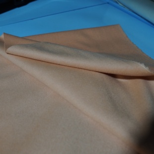 60%兔绒40%兔毛 210号康平纳橘粉色兔绒单面羊绒 奢侈代工320g