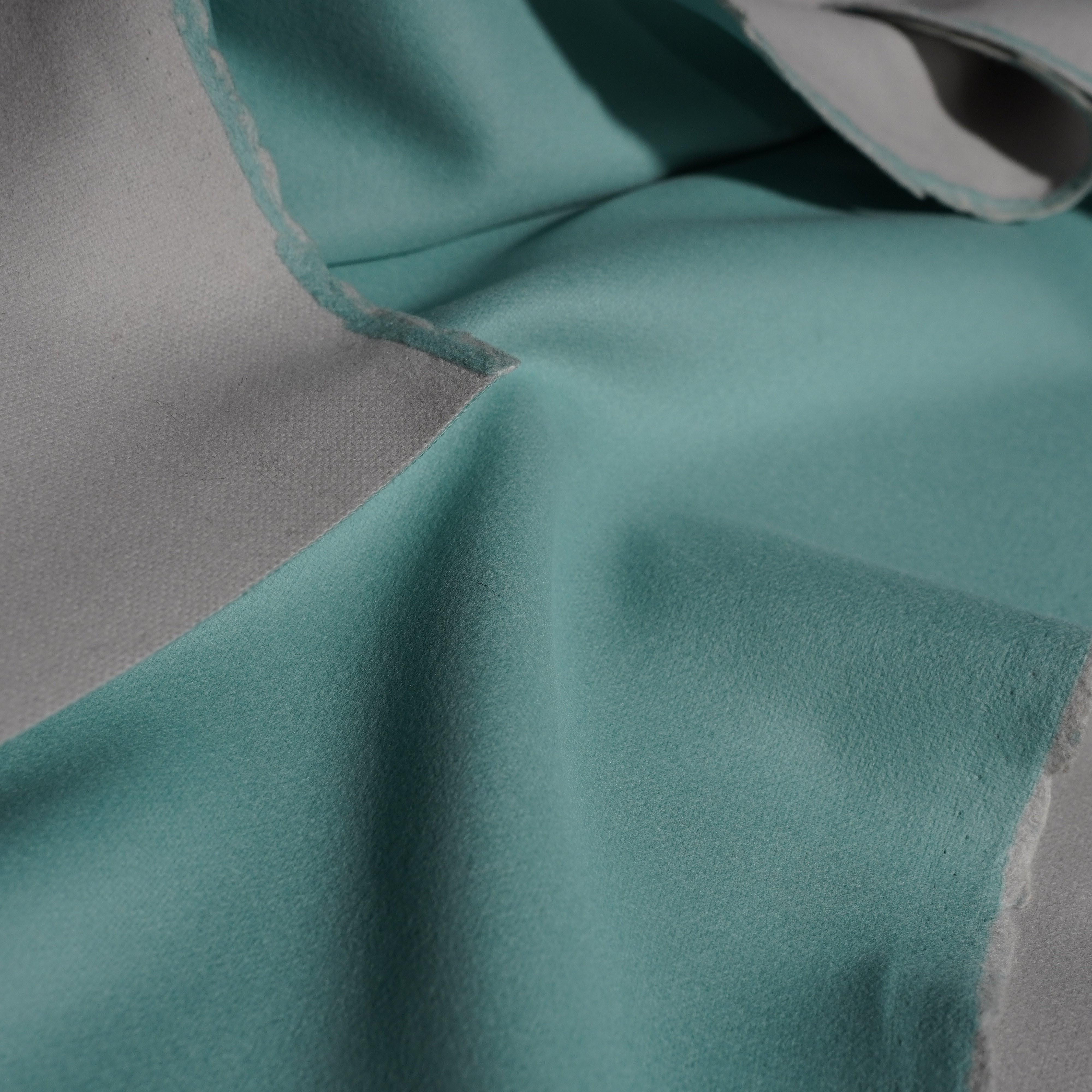 155号康家双色双面羊绒布料 奢侈代工 760g/3m 50%羊绒50%羊毛