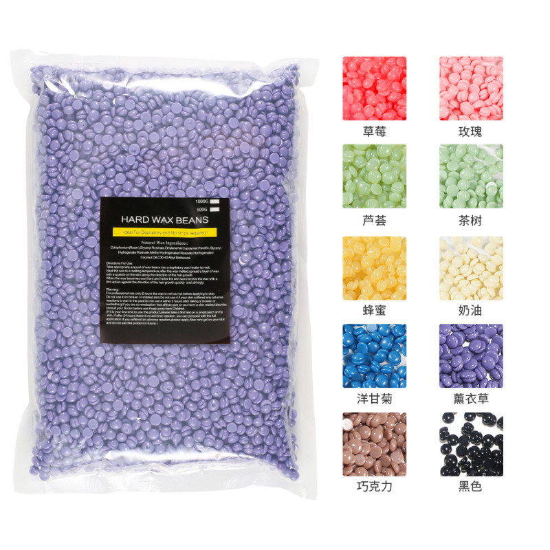 1kg Hot Film Hard Wax Beans Pellet Body Hair Removal蜡豆Bean