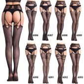 stockings Fishnet 渔网袜高腰袜大小网袜 net pants socks women