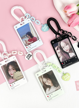 Card Campus Access Door Credit Card Holder Bag Set Key Chain