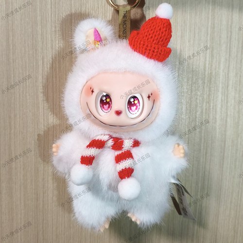 拉布布labubu3代前方高能搪胶脸三代背包挂件颜色超亮超漂亮