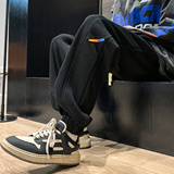 抖音直播品质A107-K2319-特P46聚酯纤维潮牌卫裤男，男装休闲裤，电商A107