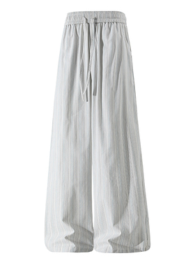 A107-CK261018-特P45 春季新款 老钱风百搭休闲裤子 3D立体白底