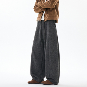 抖音大 重磅460克 慵懒风云朵弯刀裤 CK26105-特P40加绒45，男装卫衣，电商A107