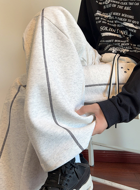 含棉量60%华棉2025秋季潮流直筒大码美式百搭长裤 CK25795K-特P35