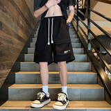 美式华夫格短裤男2024夏季新款大码百搭五分裤A107-DK6021-特P32，男装牛仔裤，电商A107