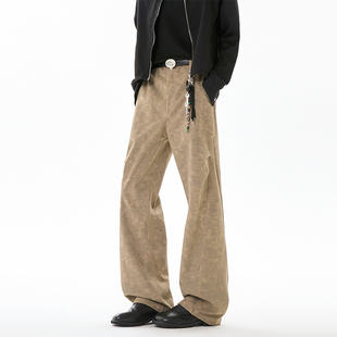 2026春季 CK26101 新品 百搭长裤 特P40 扎染褶皱美式 抖音大爆款