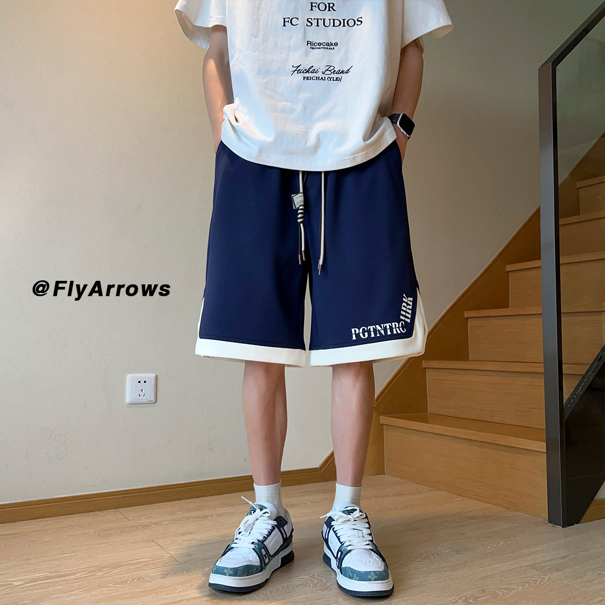 短裤抖音品质A107-K23837特P30菠萝格:93%聚酯纤维7%氨纶,男装牛仔裤,电商A107