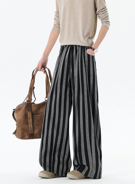 A107-CK261020-特P45 春季新款 老钱风百搭休闲裤子 无影墙