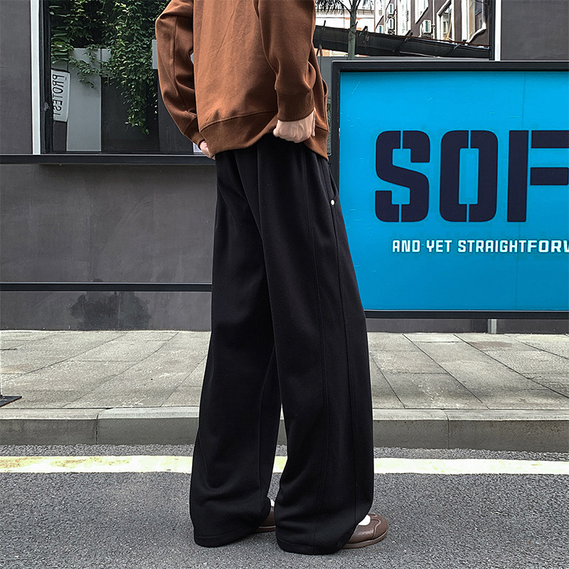 含棉量60%华棉2025秋季潮流美式百搭长裤CK25802-特P38,男装休闲裤,电商A107