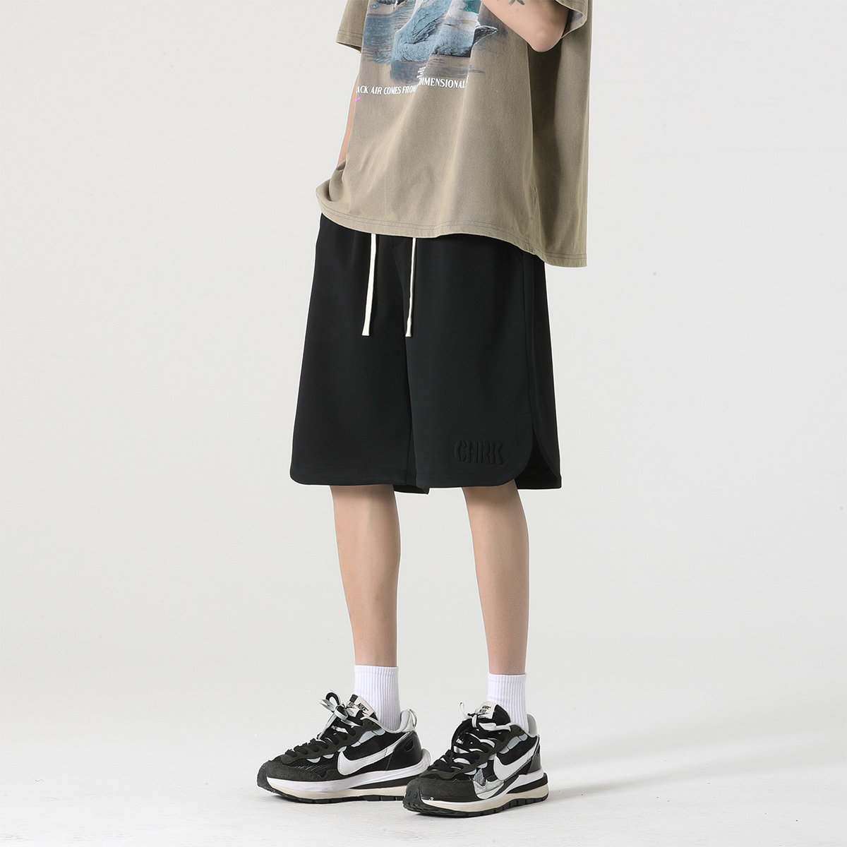 抖音品质A107-K23801-特P30菠萝格:93%聚酯纤维7%氨纶短裤,男装牛仔裤,电商A107