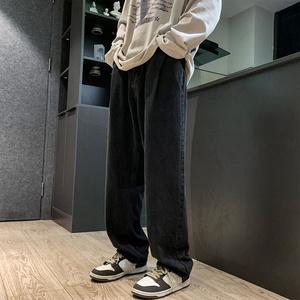 直播品质 港风2023抖音重磅推牛仔裤直筒休闲长裤 A107-8182-P55图片