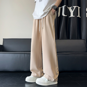 抖音品质 高级感ins美式修身休闲西裤A107-CK2555-特P30,男装西裤,电商A107