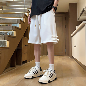 2024新品冰丝透气舒适短裤男士百搭潮牌五分裤 A107-DK6026-特P35图片