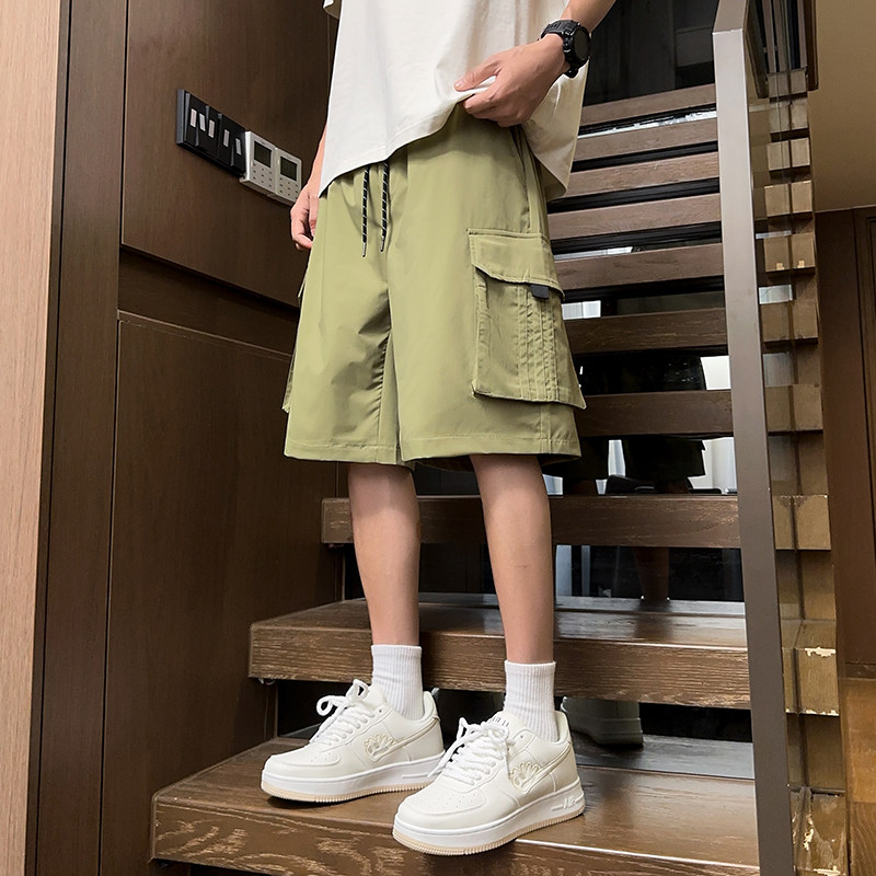 得物品质冰感透气休闲男夏季宽松百搭短裤A107-DK2512-特P30,男装牛仔裤,电商A107