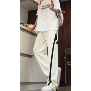 得物品质2025夏季潮流百搭直筒垂顺冰丝长裤A107-CK2579-P38 控88图片