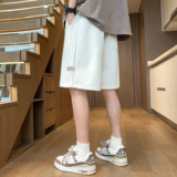 抖音品质A107-DK6008-特P28菠萝格:93.1%聚酯纤维6.9%氨纶短裤，男装牛仔裤，电商A107