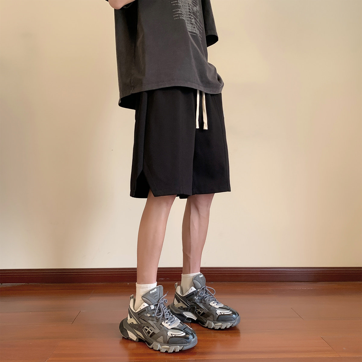 短裤抖音品质A107-K23815-特P34华棉成分：60%棉40%聚酯纤维,男装牛仔裤,电商A107