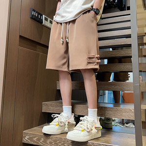 夏季主推 新中式冰丝透气舒适短裤男百搭潮牌 A107-DK6026-特P25图片