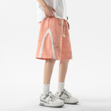 凉感透气休闲短裤男夏季宽松百搭扎染短裤A107-DK2592-特P30，男装牛仔裤，电商A107