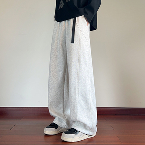 含棉量60% 华棉 25秋季潮流直筒大码美式百搭长裤 CK25805-特P38,男装休闲裤,电商A107