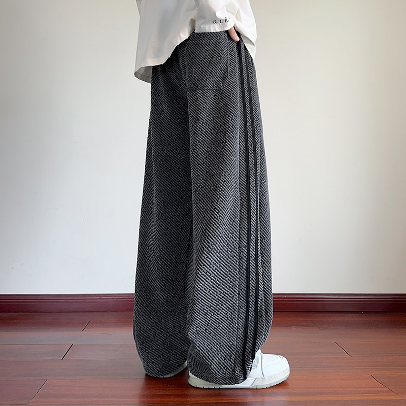 银丝雪尼尔高品质百搭潮流美式休闲裤A107-CK25781-特P35,男装休闲裤,电商A107